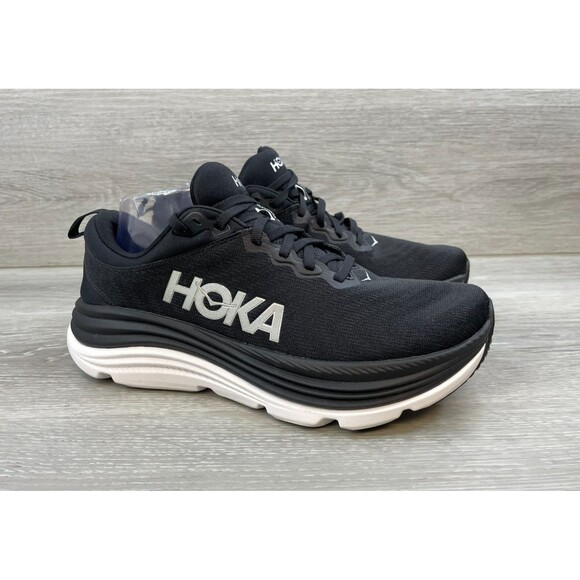 Hoka One One Gaviota 5 Women's 9.5 Black Athletic Mesh Sneaker Walking Running - Picture 1 of 11